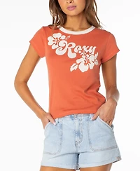Roxy Women's Retro-Inspired Baby Crew Neck T-Shirt