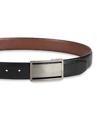 Alfani Men's Reversible Cut-Out Plaque Belt, Created for Macy's