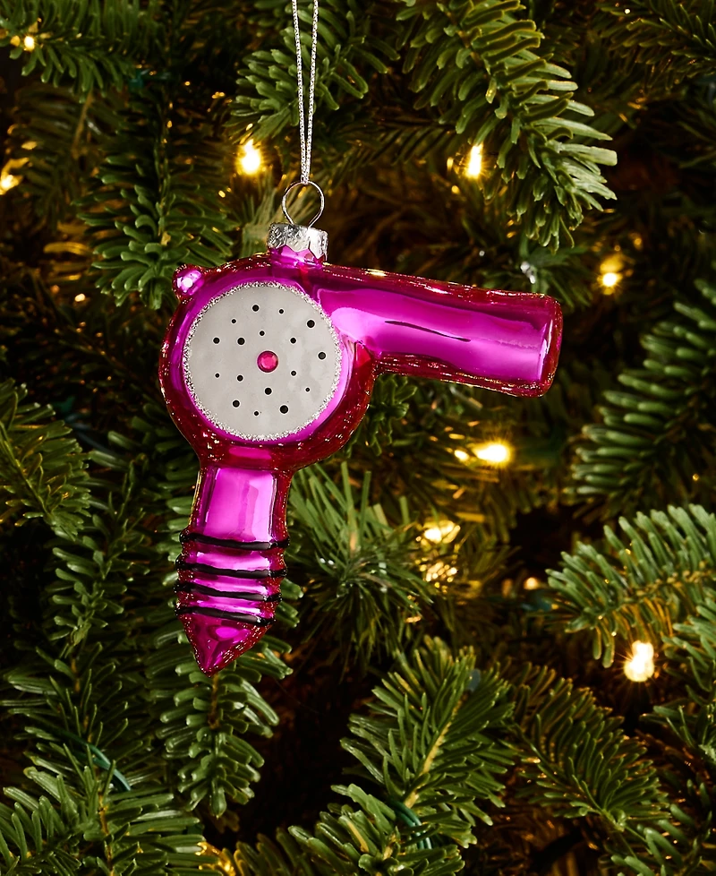 Holiday Lane Beauty Boom Hair Dryer Ornament, Macy's Exclusive