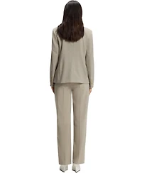 Boss by Hugo Women's Melange Virgin Wool Regular-Fit Blazer