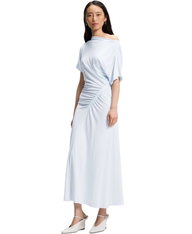 Boss by Hugo Women's Slim-Fit Gathered Detail Jersey Dress