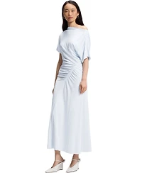 Boss by Hugo Women's Slim-Fit Gathered Detail Jersey Dress