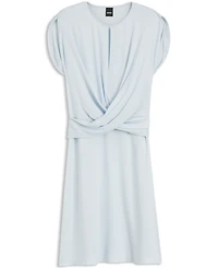 Boss by Hugo Women's Keyhole Neckline Wrap-Detail Dress