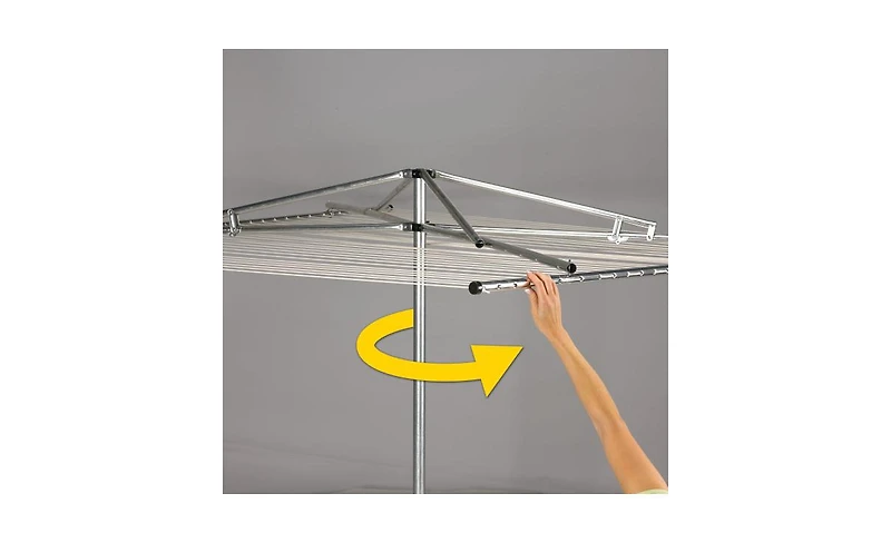 Household Essentials Parallel Clothesline Outdoor Dryer, No-Rust Steel and Aluminum