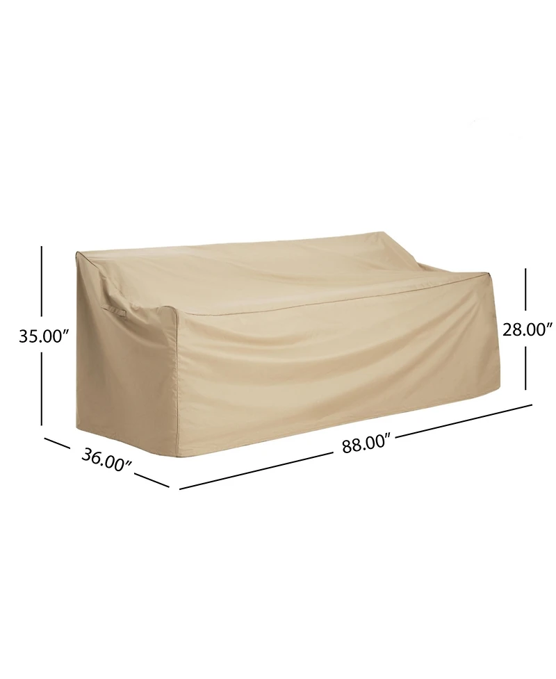 Busdays Patio Outdoor 3 Seater Sofa Cover Waterproof Weather Resistant Furniture Protector Cover