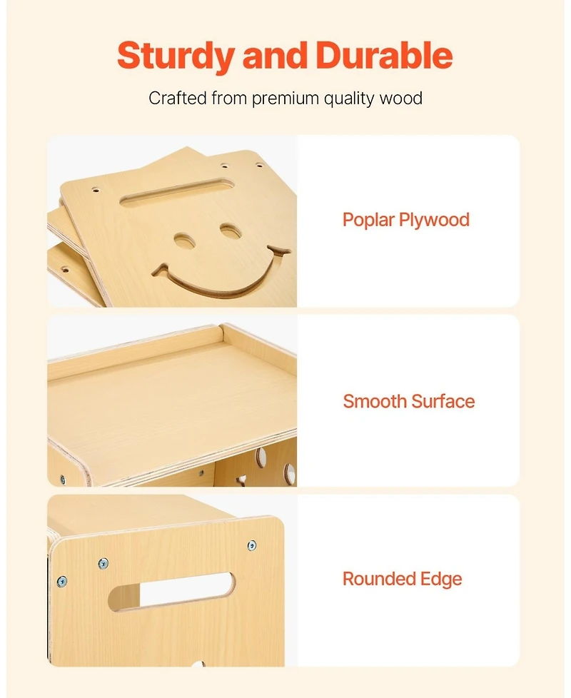 Gouun Montessori Weaning Table and Chair Set with Chalkboard