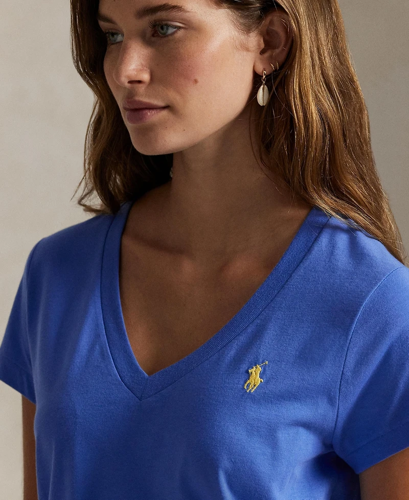 Polo Ralph Lauren Women's V-Neck Short-Sleeve T-Shirt