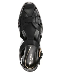 Cole Haan Women's Rosette Fisherman Almond Toe Sandals
