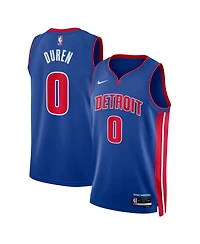 Nike Men's and Women's Jalen Duren Blue Detroit Pistons Swingman Jersey - Icon Edition