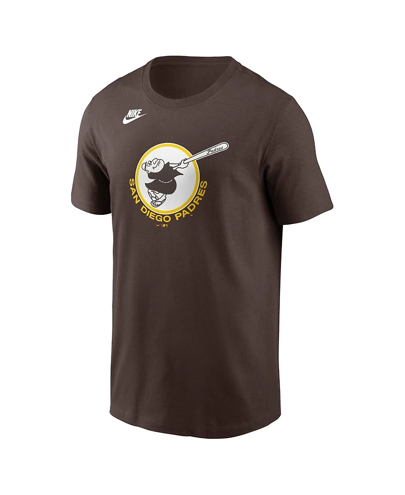 Nike Men's Brown San Diego Padres Cooperstown Collection T-Shirt