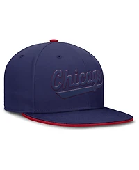 Nike Men's Blue Chicago Cubs Dri-fit Round Bill True Fitted Hat