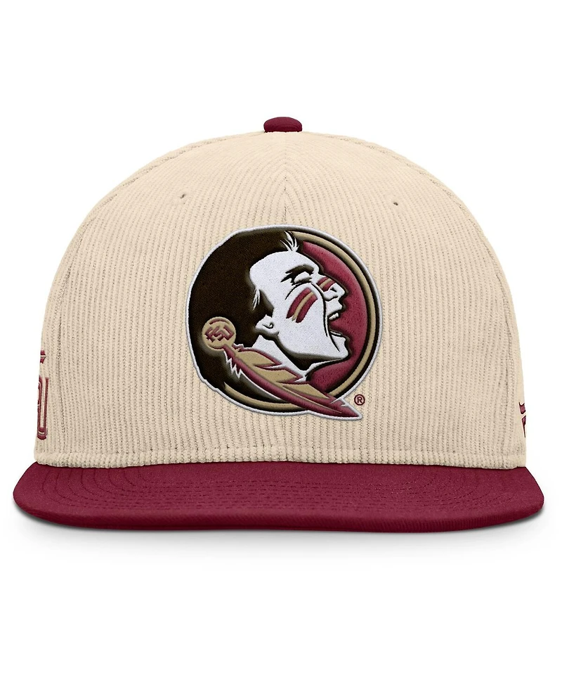 Fanatics Men's Tan Florida State Seminoles Catcher Snapback Hat