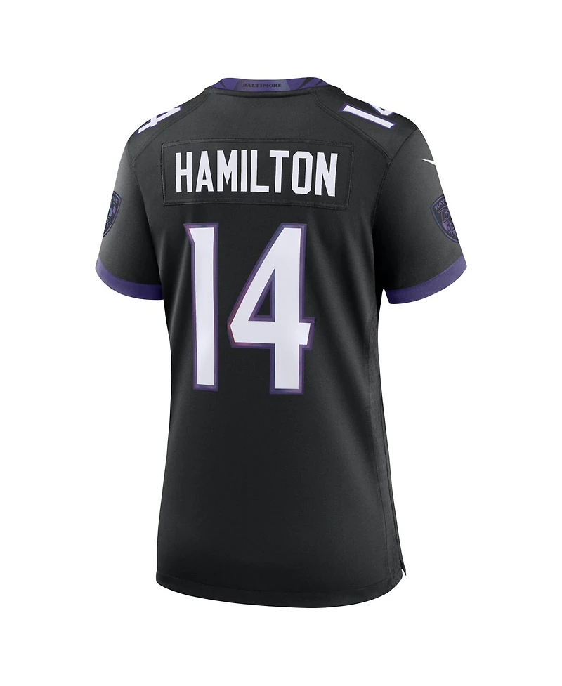 Nike Women's Kyle Hamilton Black Baltimore Ravens Alternate Game Jersey