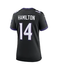 Nike Women's Kyle Hamilton Black Baltimore Ravens Alternate Game Jersey