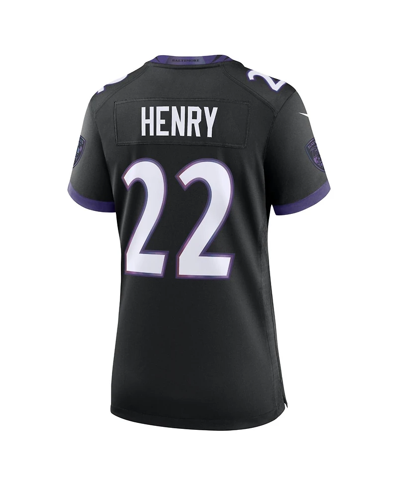 Nike Women's Derrick Henry Black Baltimore Ravens Alternate Game Jersey
