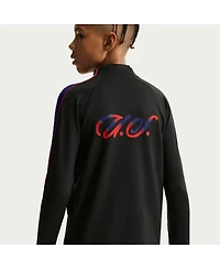 Nike Big Boys and Girls Black Usmnt 2026 Strike Dri-fit Long Sleeve Quarter-Zip Drill Top