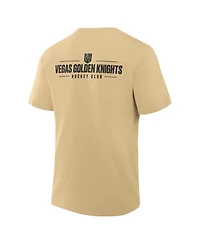 Fanatics Men's Gold Vegas Golden Knights Crash The Net Legacy T-Shirt