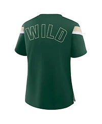 Fanatics Women's Green Minnesota Wild Offside Athena T-Shirt