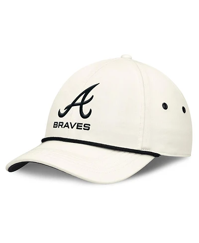 Nike Men's Stone Atlanta Braves Club Adjustable Hat