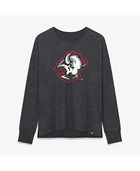 Fanatics Women's Heather Charcoal Buffalo Sabres Competition Legacy Long Sleeve T-Shirt
