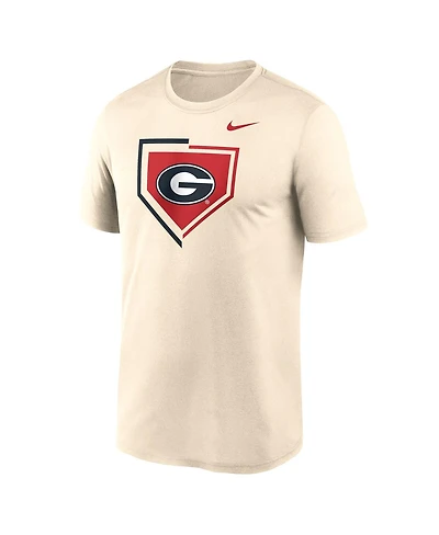 Nike Men's Natural Georgia Bulldogs Primetime Baseball Icon Legend Dri-fit T-Shirt