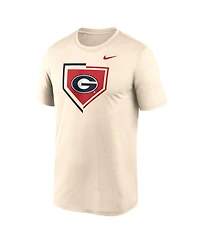 Nike Men's Natural Georgia Bulldogs Primetime Baseball Icon Legend Dri-fit T-Shirt