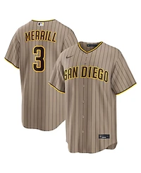 Nike Men's Jackson Merrill Sand San Diego Padres Alternate Replica Jersey
