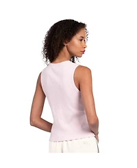 Starter Women's Light Pink Los Angeles Angels Pastels Ribbed Tank Top