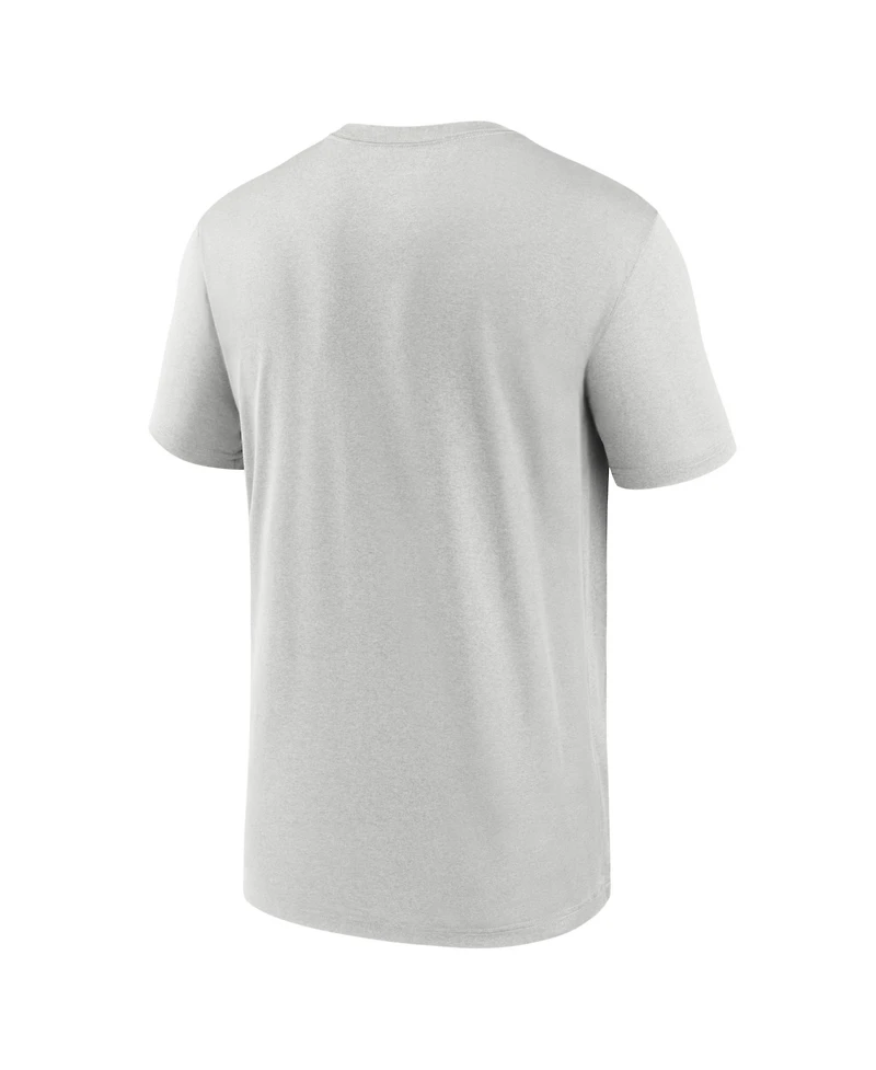 Nike Men's Gray Lsu Tigers Sideline Legend Dri-fit T-Shirt