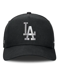 Nike Men's Black Los Angeles Dodgers Rise Dri-fit A-Frame Adjustable Hat