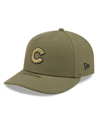 New Era Men's Olive Chicago Cubs 2026 Armed Forces Day Low Profile 59FIFTY Fitted Hat