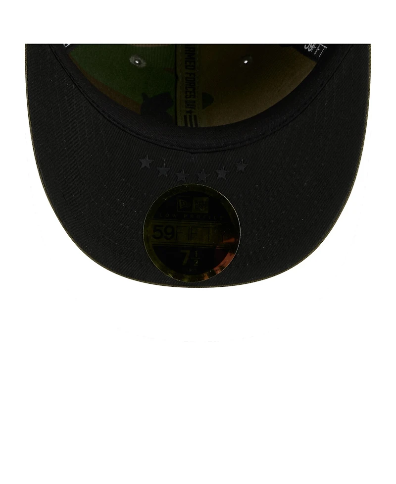 New Era Men's Olive Los Angeles Dodgers 2026 Armed Forces Day Low Profile 59FIFTY Fitted Hat