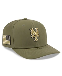 New Era Men's Olive New York Mets 2026 Armed Forces Day 9SEVENTY Adjustable Hat
