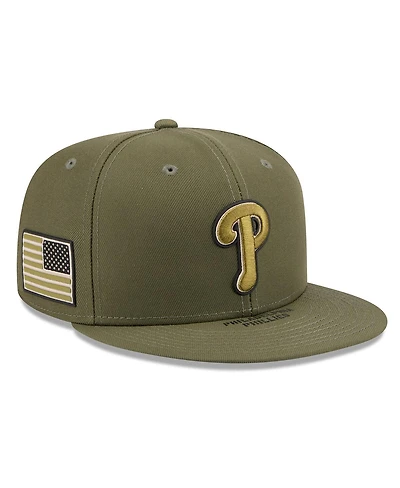 New Era Men's Olive Philadelphia Phillies 2026 Armed Forces Day 59FIFTY Fitted Hat