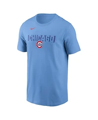 Nike Men's Light Blue Chicago Cubs Alternate T-Shirt