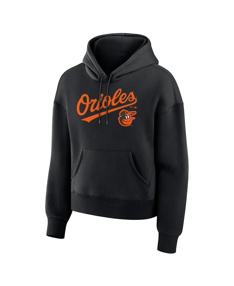 Fanatics Women's Black Baltimore Orioles Lockup Legacy Fleece Hoodie