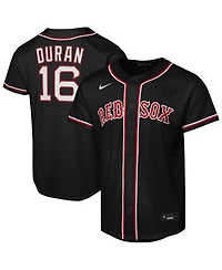 Nike Big Boys and Girls Jarren Duran Black Boston Red Sox Fashion Replica Player Jersey
