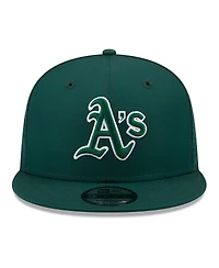 New Era Men's Green Athletics 2026 Batting Practice 9FIFTY Snapback Hat
