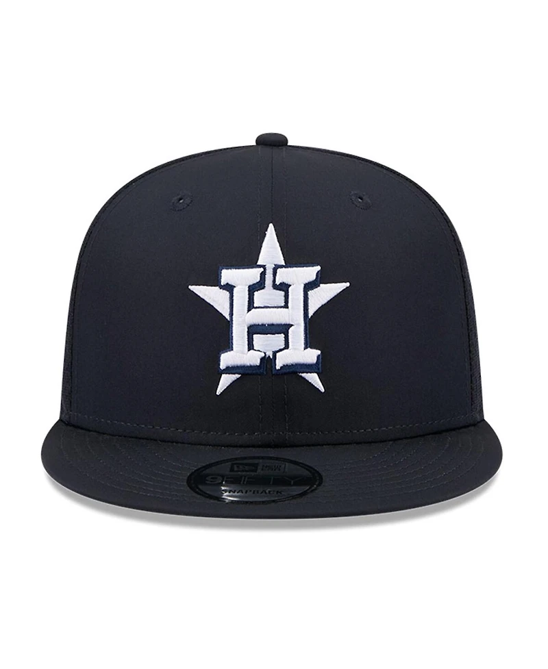 New Era Men's Navy Houston Astros 2026 Batting Practice 9FIFTY Snapback Hat