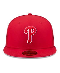 New Era Men's Red Philadelphia Phillies 2026 Batting Practice 59FIFTY Fitted Hat