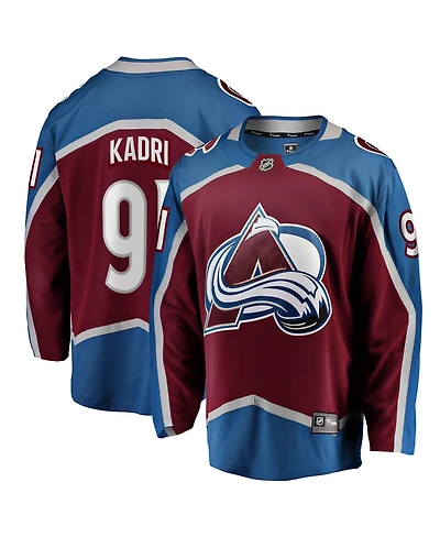 Fanatics Men's Nazem Kadri Burgundy Colorado Avalanche Home Breakaway Jersey