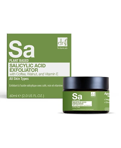 Dr. Botanicals Salicylic Acid Exfoliator with Coffee, Walnut and Vitamin E 60milliliter