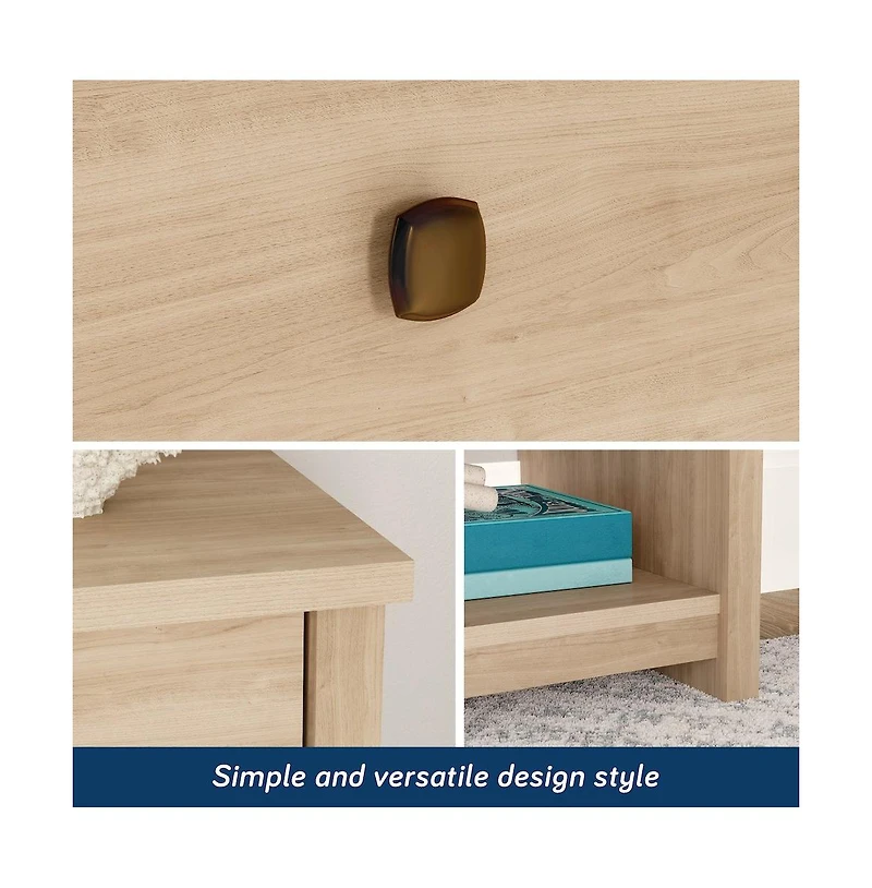 Sauder River Ranch Nightstand Drawer, Harvest Walnut Finish
