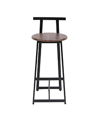 flynama Counter Height Bar Stools Set of 3 with Back