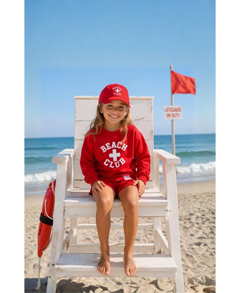 Bits & Bows Toddler and Unisex Beach Club Sweatshirt