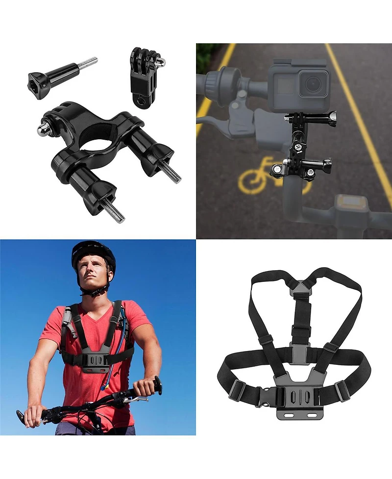 Froggi Extreme Sports Action Camera Accessory Kit 47 Essential Pieces for GoPro Style Adventures