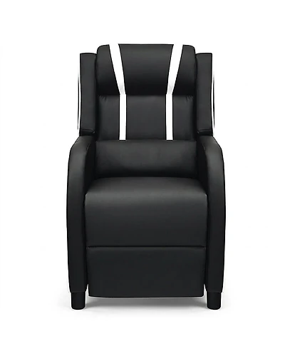 Gouun Massage Gaming Recliner with Retractable Footrest and Lumbar Support