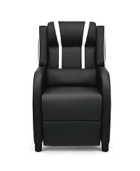 Gouun Massage Gaming Recliner with Retractable Footrest and Lumbar Support