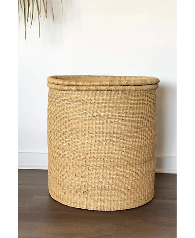 Mbare, Handwoven Hamper with Lid