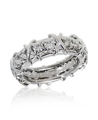 Pre-Owned Tiffany & Co Platinum Diamond Sixteen Stone Ring